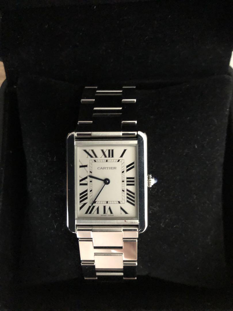 早い者勝ち　カルティエ　タンクソロ　LM Cartier カルティエ タンクソロ LM YG/SS – 円山質店