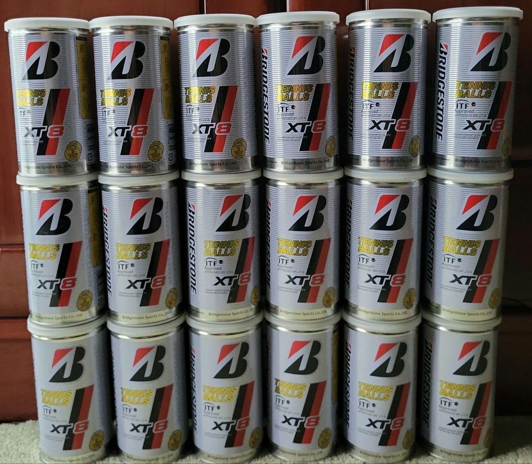 未開封 ブリヂストン テニスボール 硬式 XT8 2個入り30缶 計60個