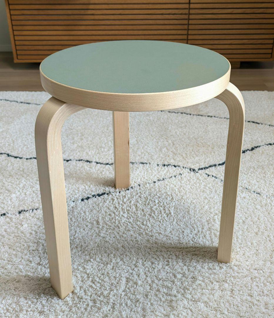 値下げ！Artek アルテック Stool 60 リノリウム　スコープ　オリーブ Stool 60 (スツール60) | スコープ別注 リノリウム | Artek