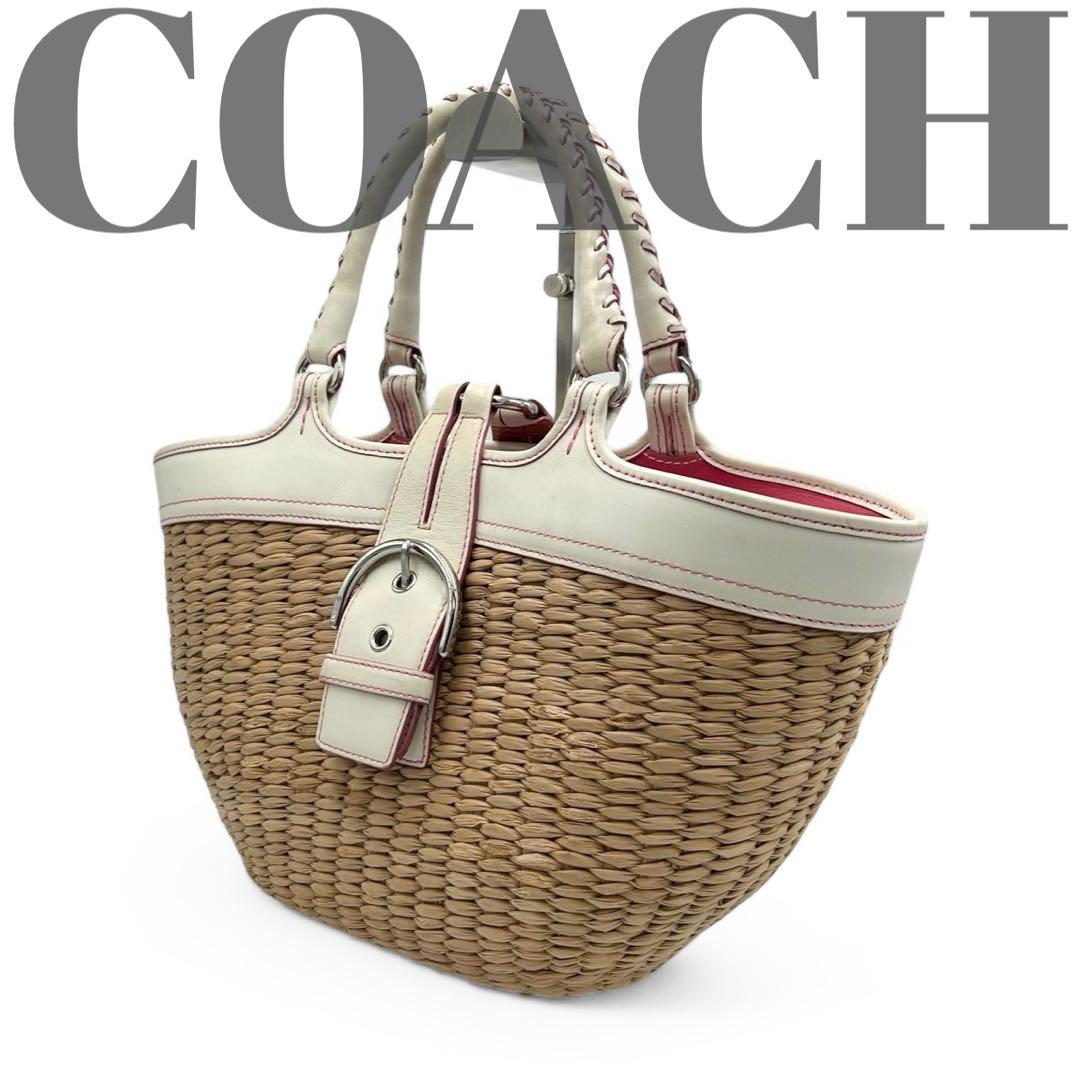 コーチ カゴバッグ スモールトップハンドル 白ホワイト ハンドバッグ ソーホー ホワイト 【公式】COACH – コーチ バッグ レディース