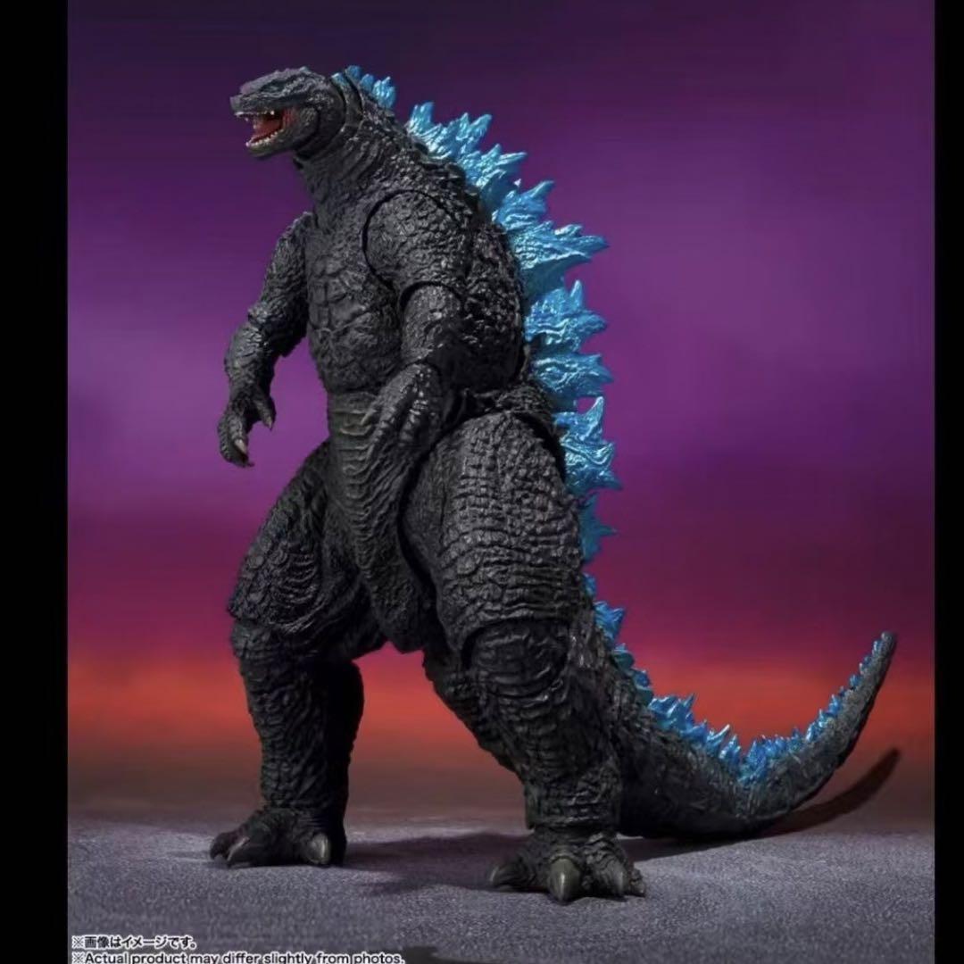 ゴジラ フィギュア 黒・青（ハリウッド版「ゴジラ」最新作の