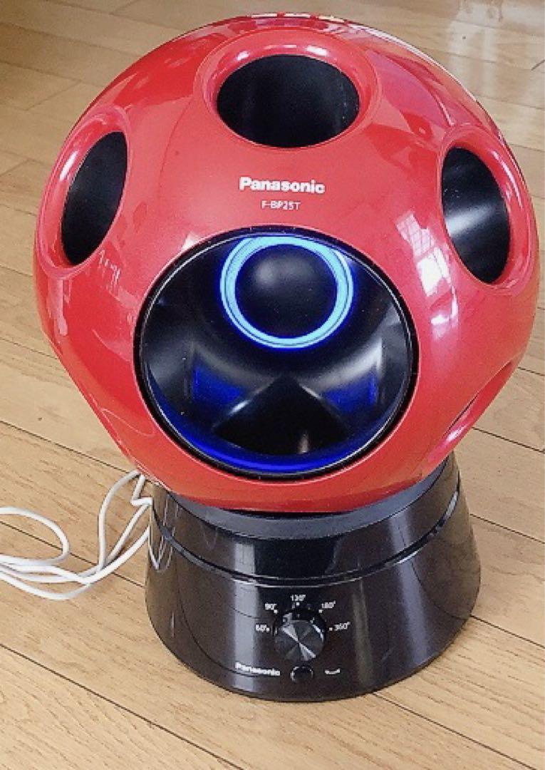 美品パナソニック　Panasonic F-BP25T 赤 サーキュレーター 美品☆パナソニック サーキュレーター創風機Q F-BP25T 扇風機