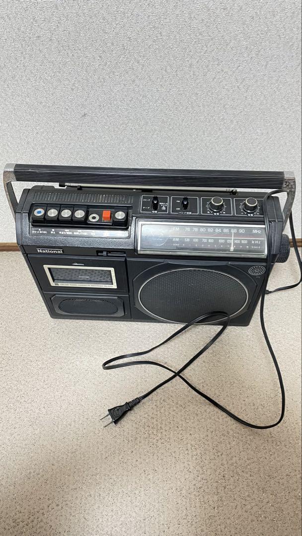 動作品ですが外観考慮　レトロラジカセ　National RQ-549 Yahoo!オークション - National RQ-539 ナショナル TV/FM/AM