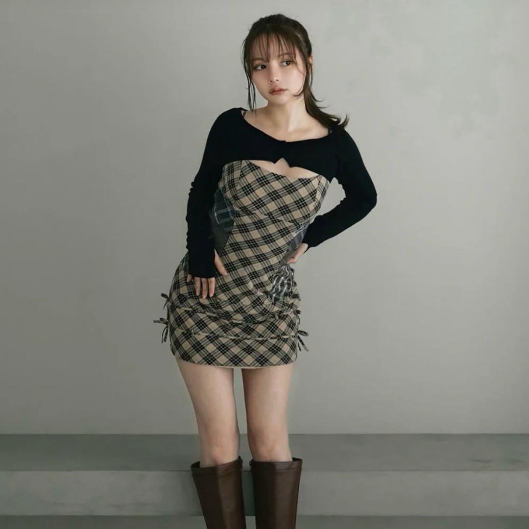 andmary belle checked dress※ワンピースのみ andmary belle checked dress