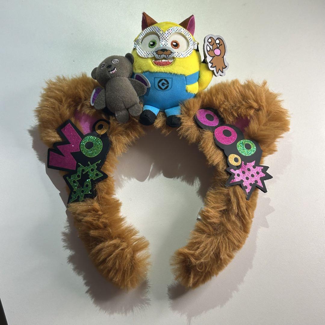【人気の狼ミニオン】カチューシャ USJ】ミニオン カチューシャ ハロウィン オオカミ 2023 - メルカリ
