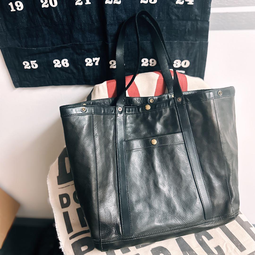 RRLトートバッグ RRL クラシックオールレザー トートバッグ（RRL Leather Trim