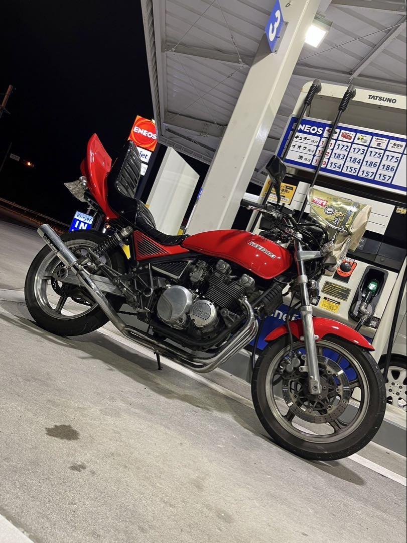 ❤︎❤︎❤︎ ゼファー400赤ソリ外装セット （CBX400Fラインステッカーセット
