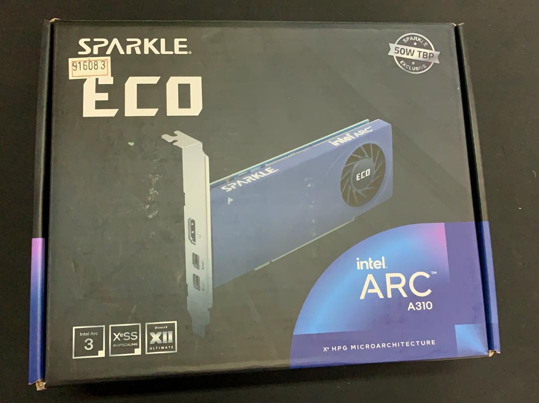 SPARKLE Intel Arc A310搭載 消費電力50W（Amazon | SPARKLE