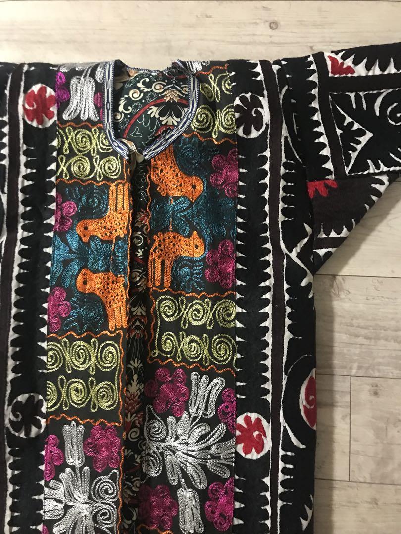 ヴィンテージ スザニ刺繍 スザニガウン スザニジャケット