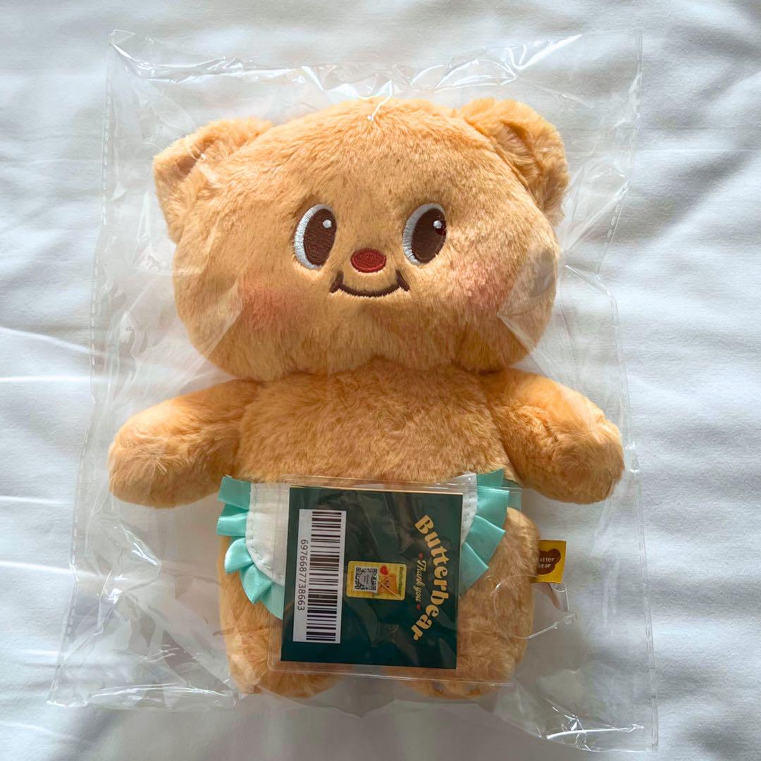 butterbear バターベア ぬいぐるみ エプロン バターベア butterbear ぬいぐるみ エプロン（Butterbear【公式