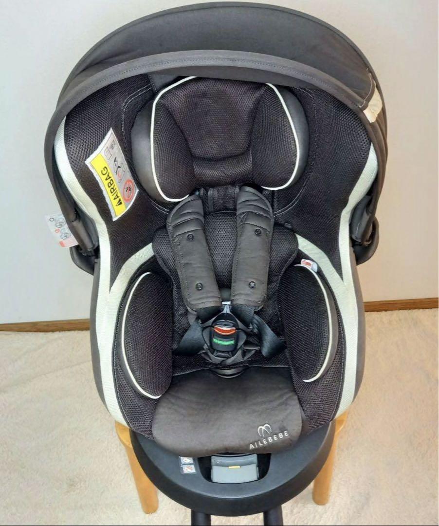 エールべべ ISOFIX クルット3i グランス アンバーブラウン（☆美