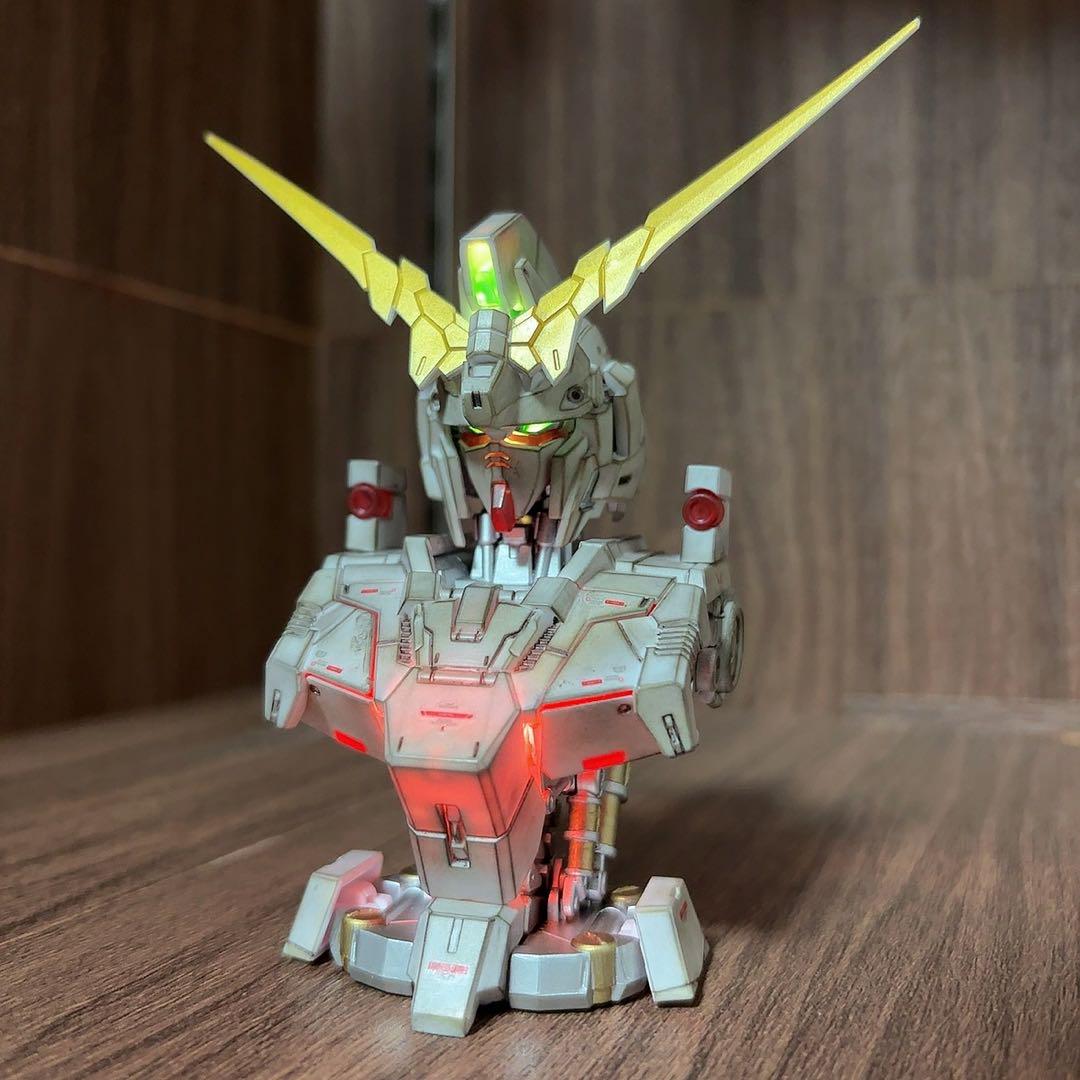 MS メカニカルバスト ユニコーンガンダム 覚醒ユニコーン 塗装品