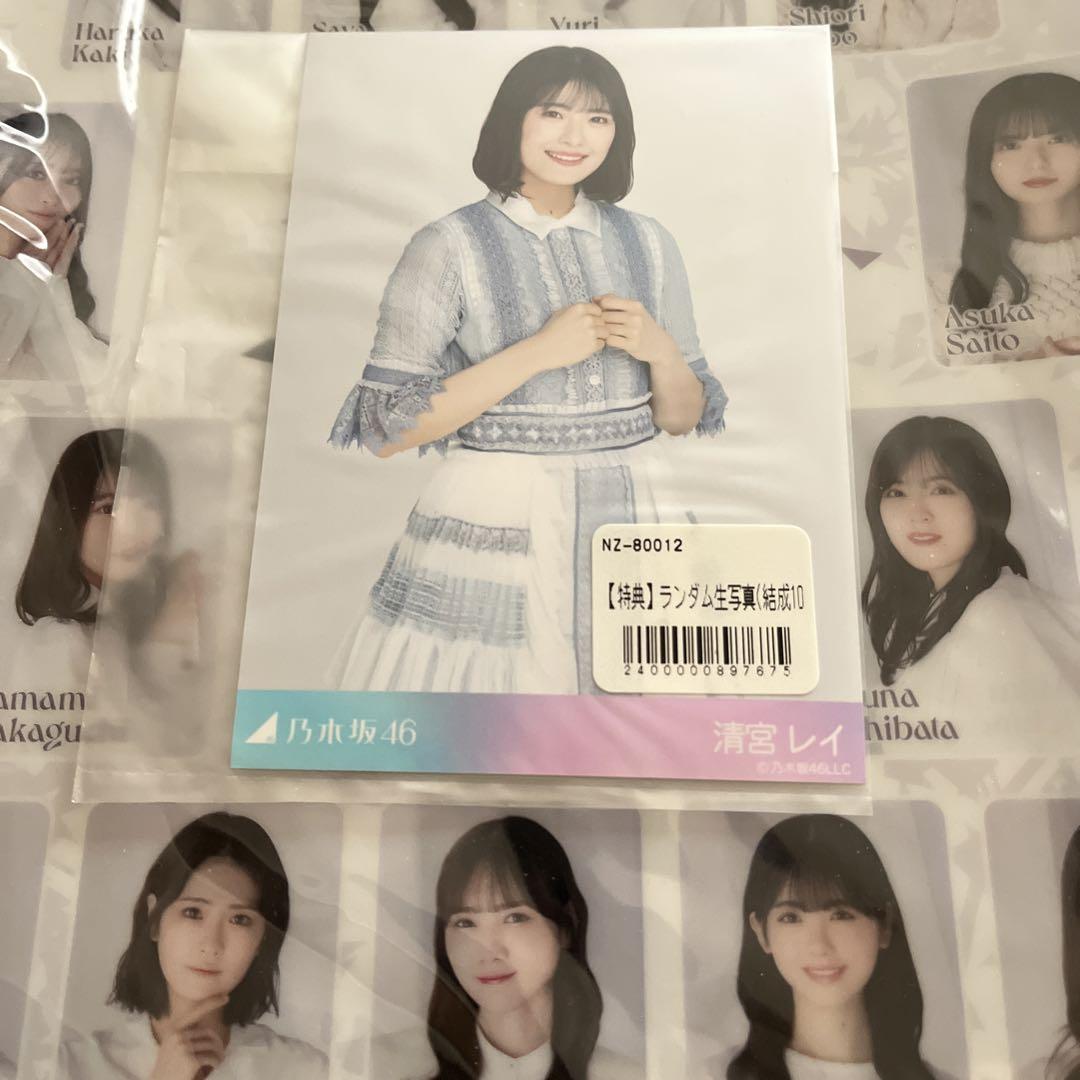 乃木坂46 清宮レイ 生写真 アザーカット 10周年記念