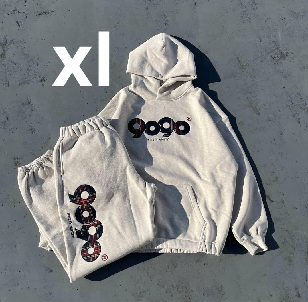 9090 Logo Original Hoodie Pants セットアップ L 9090 Logo Original Hoodie Pants セットアップ L