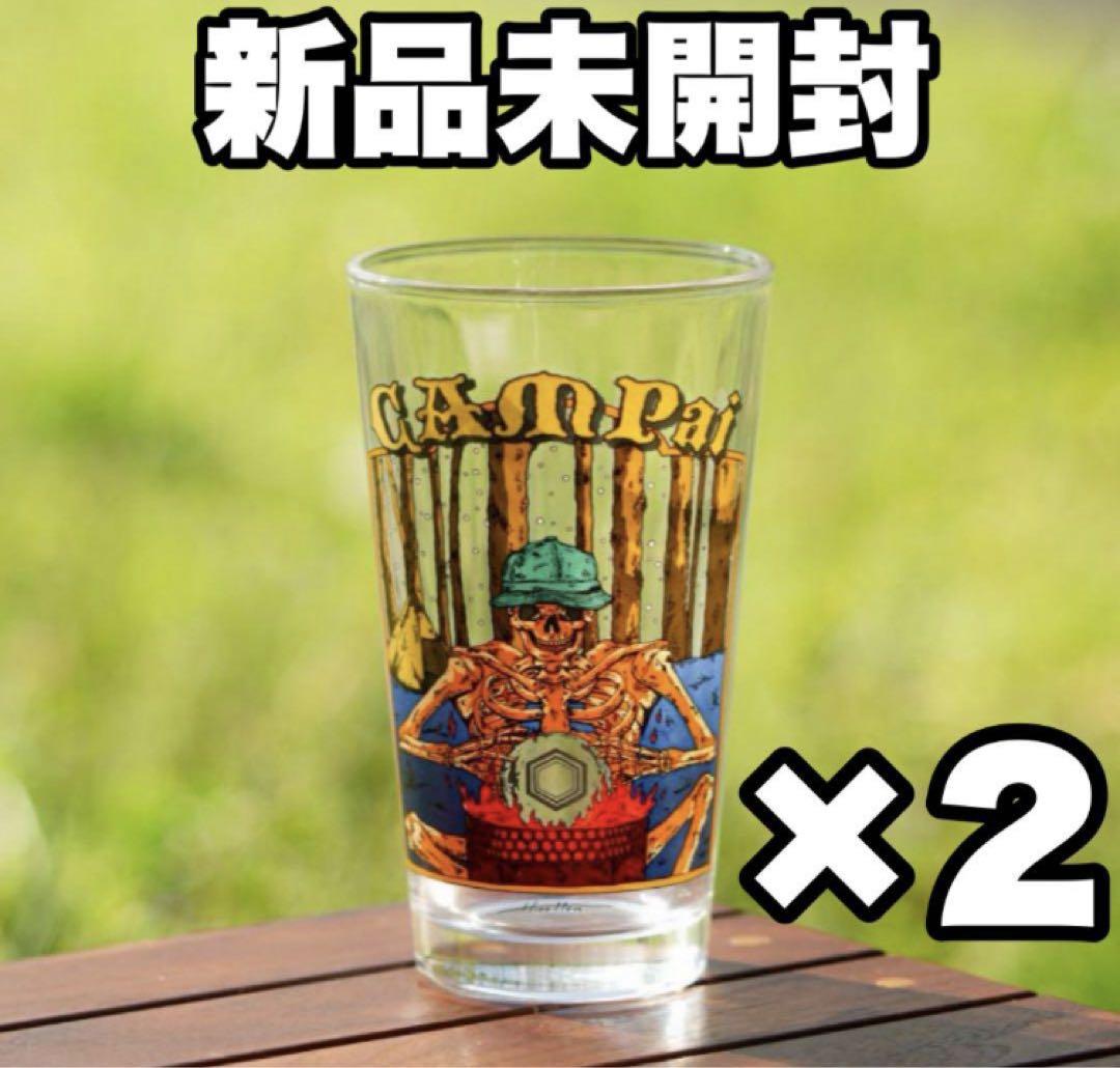 新品/未使用】ヒルズフィールド キャンプぁい パイントグラス 2