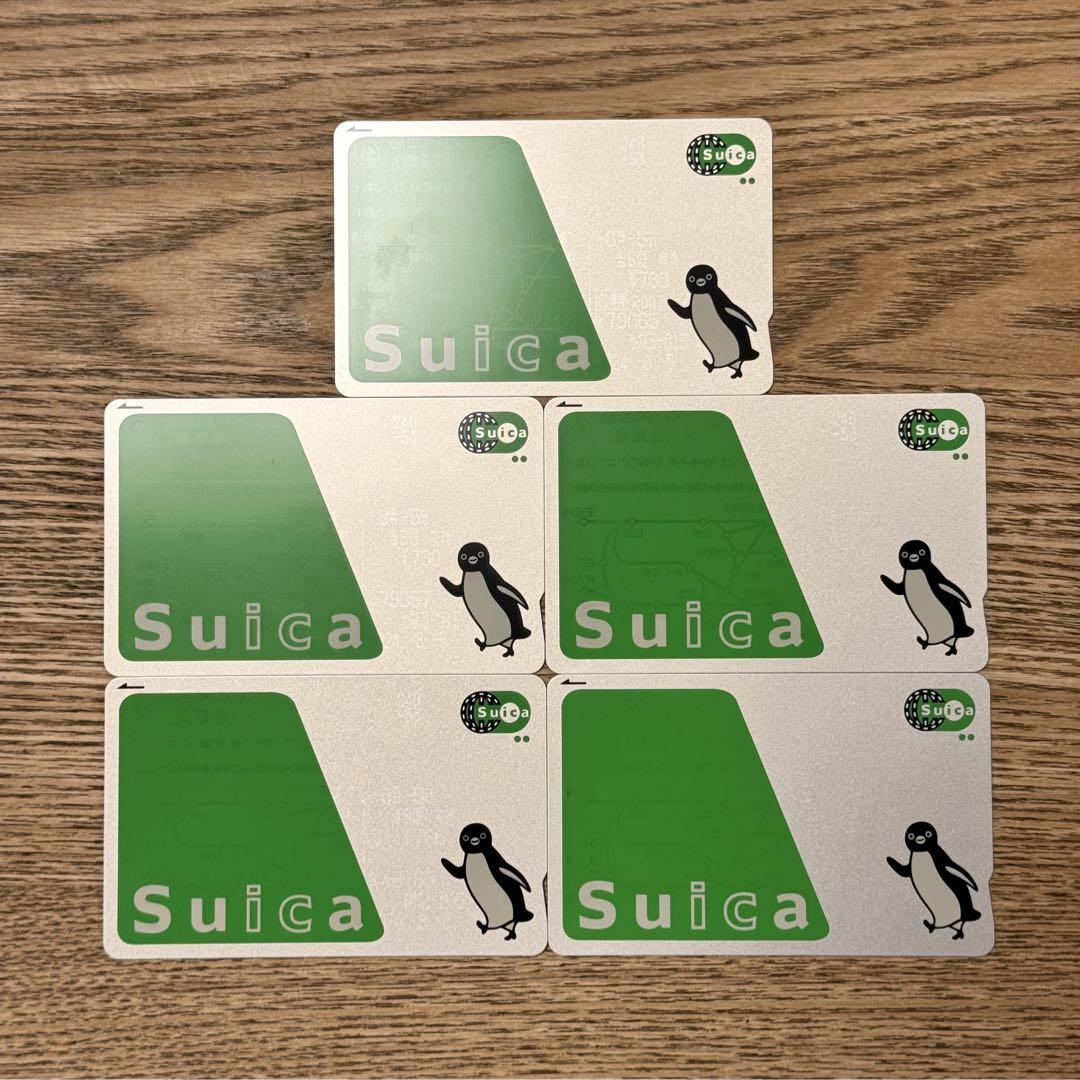 Suica/スイカ　無記名 5枚セット 無記名のSuicaカード/スイカ 5枚 - メルカリ