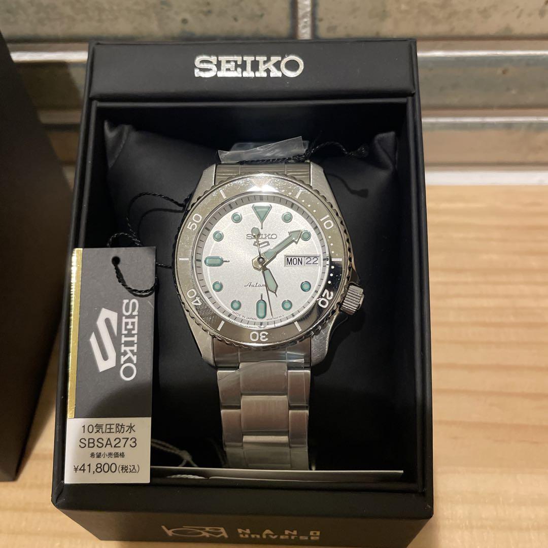 Seiko 5 Sports sbsa273 新品未使用 ナノユニバース別注