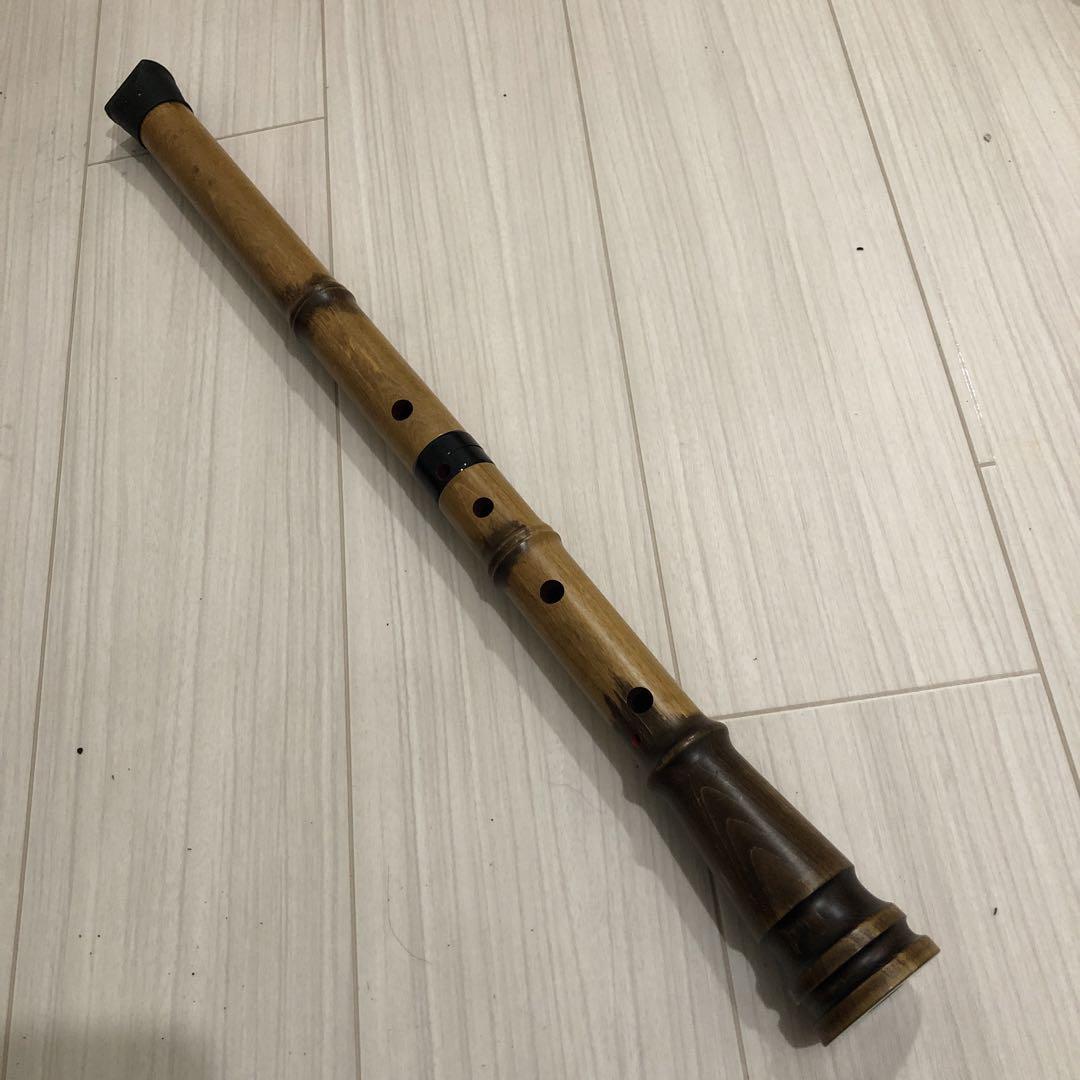 蝴蝶宝尺八（合竹）直管 2.3尺