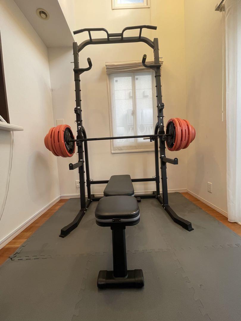 超歓迎された ホームジムセット 約140kg リーディングエッジ IROTEC WASAI ウエイトトレーニング