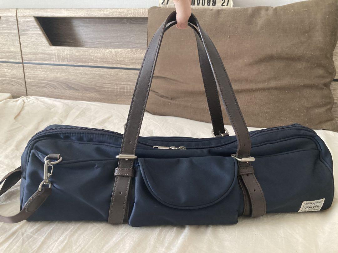 PORTER×プリマ楽器 フルートケース ネイビー 2way ボストンタイプ PORTER×プリマ楽器 フルートケース ネイビー もら 2way ボストン