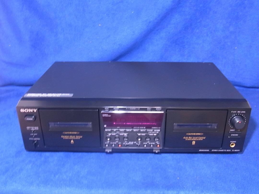 SONY カセットデッキ TC-WE675 整備品 （SONY カセットデッキ TC