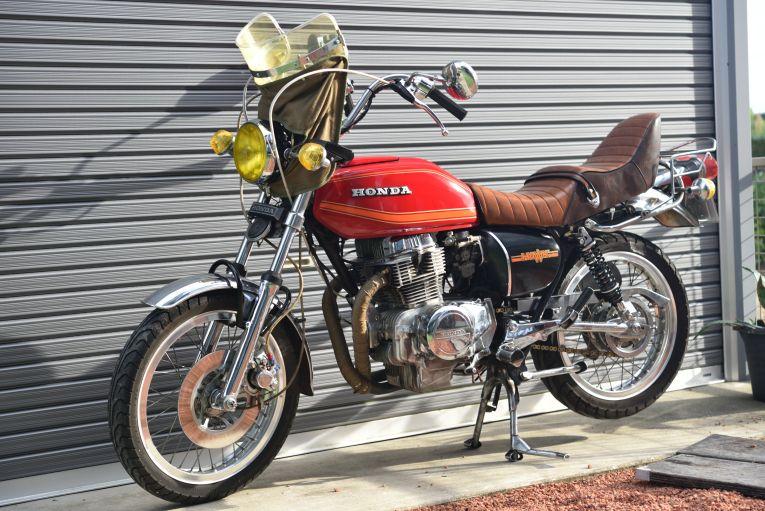 ホンダホークカミカゼショート管(メッキ)