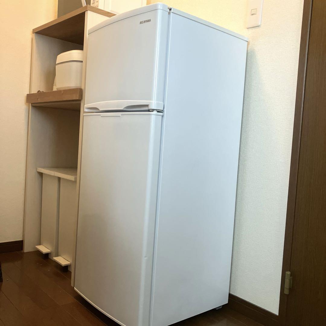 アイリスオーヤマ】ホワイト小型冷蔵庫 一人暮らし （冷蔵庫