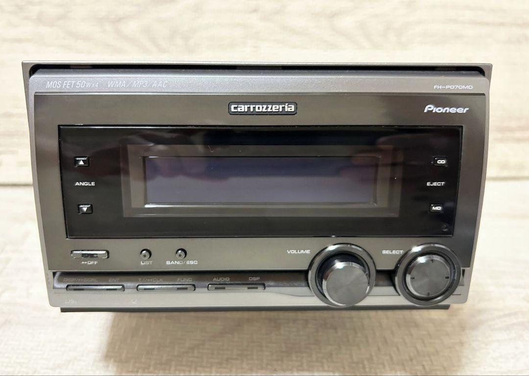カーオーディオ FH-P070MD Pioneer Carrozzeria FH-P070MD 2DIN Car Audio CD MD MP3 DSP