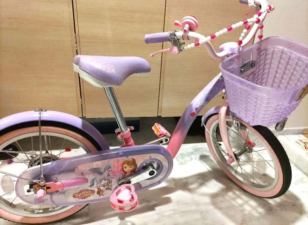 美品】ソフィア 自転車 16インチ （自転車 14インチ 悲しく