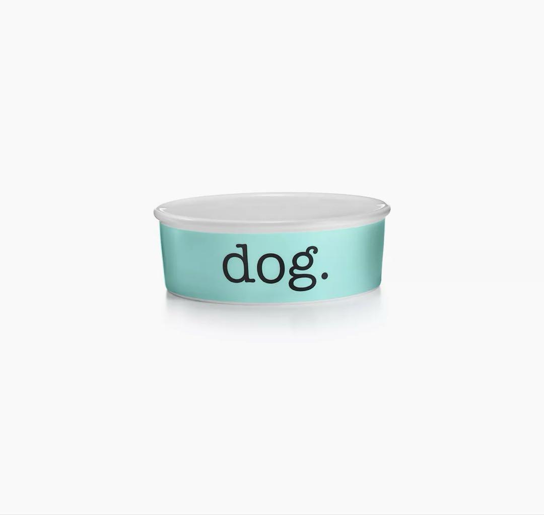 TIFFANYドッグボウル Tiffany ティファニー ドッグボウル ボーンチャイナ エクストラ