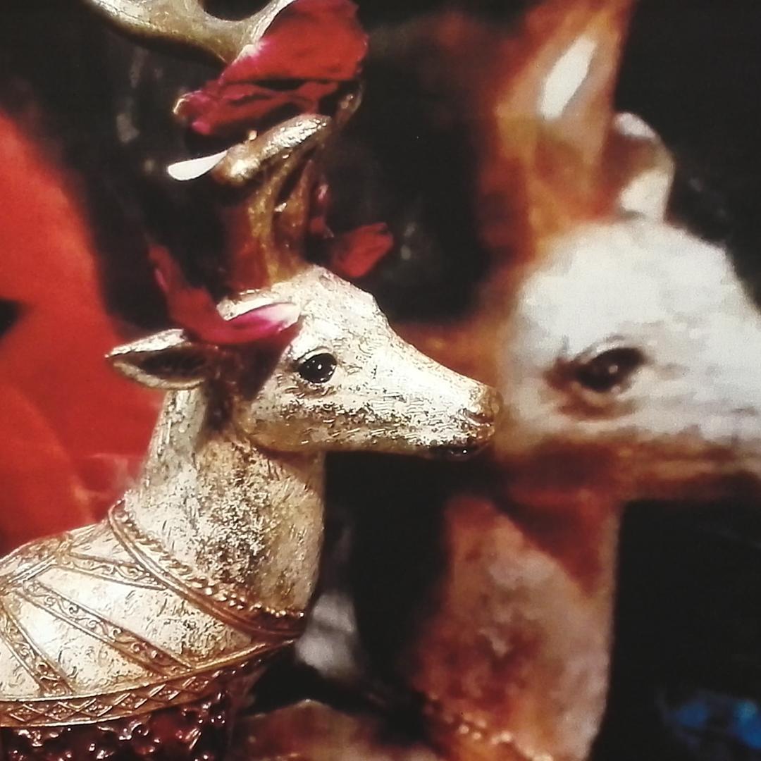 現在アート ママへ ＃deer＃鹿の親子☆マリコ タカハシ☆ （8