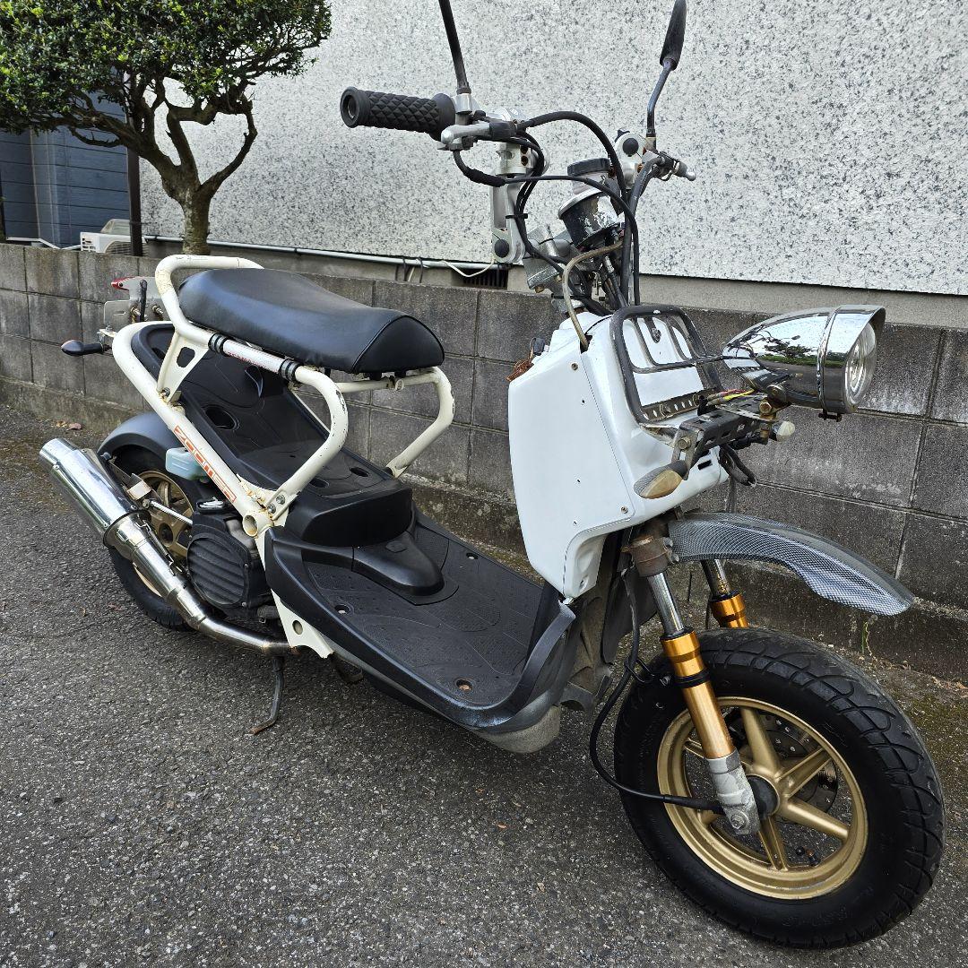 ズーマーZXカスタム ZOOMER ステンレスマフラー 千葉県より 配達