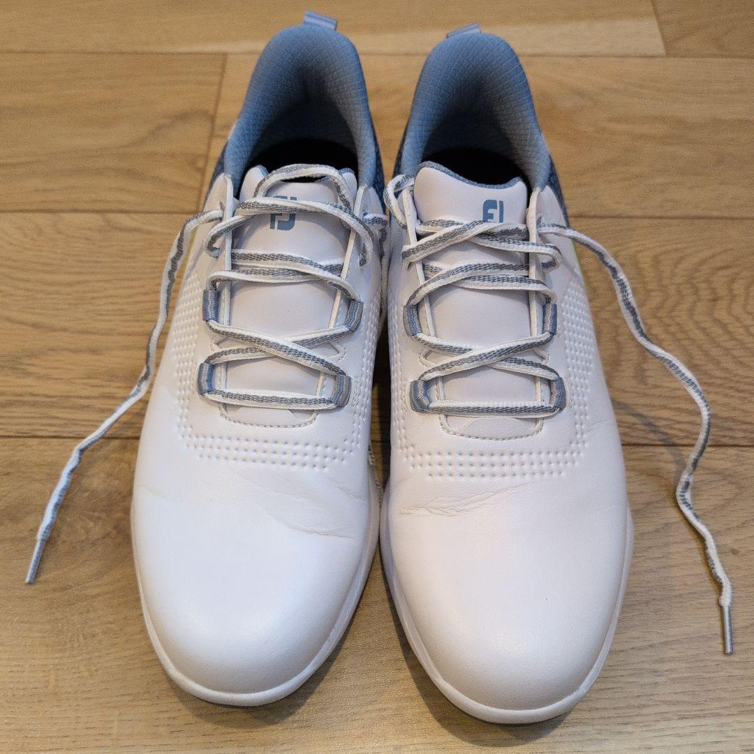 FootJoy ゴルフシューズ ホワイト/ブルー（フットジョイの人気