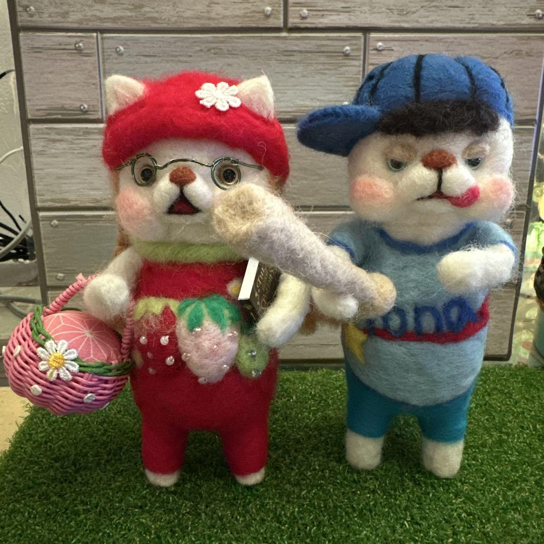 となとな様専用 羊毛フェルト ハンドメイド （羊毛フェルト 猫