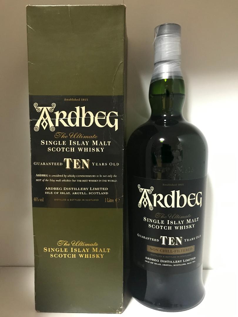 アードベッグ 10年 旧ラベル 未開封 冊子付き ARDBEG TEN 楽天市場】アードベッグ 10年 旧ラベル 46度 700ml : ECHIGOYA