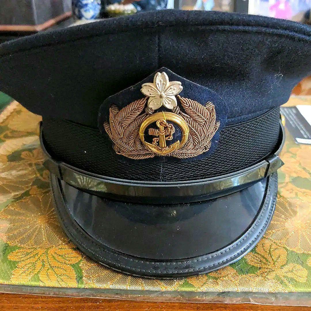帝国海軍　制帽　レプリカ 高田帽子店製 海軍士官軍帽 58.5センチ 日本軍海軍軍服軍装制帽