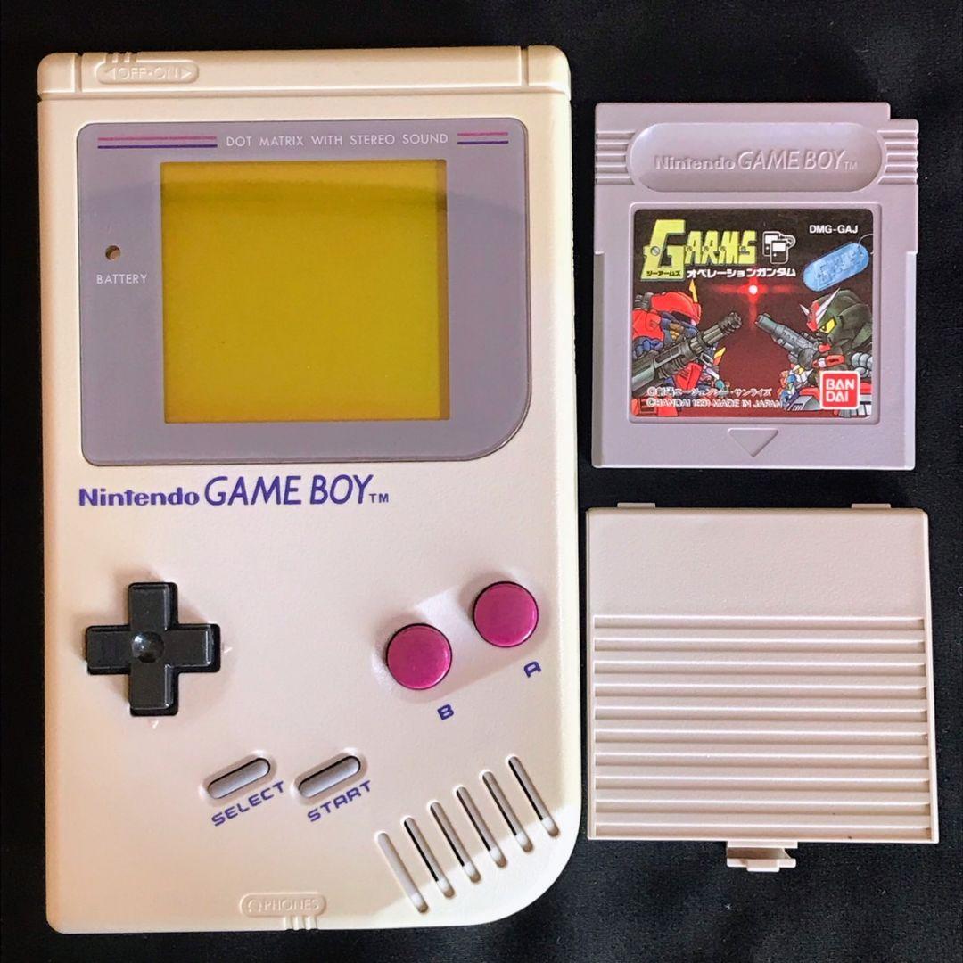 任天堂 初代 ゲームボーイ本体 動作品 カセット ソフト付き