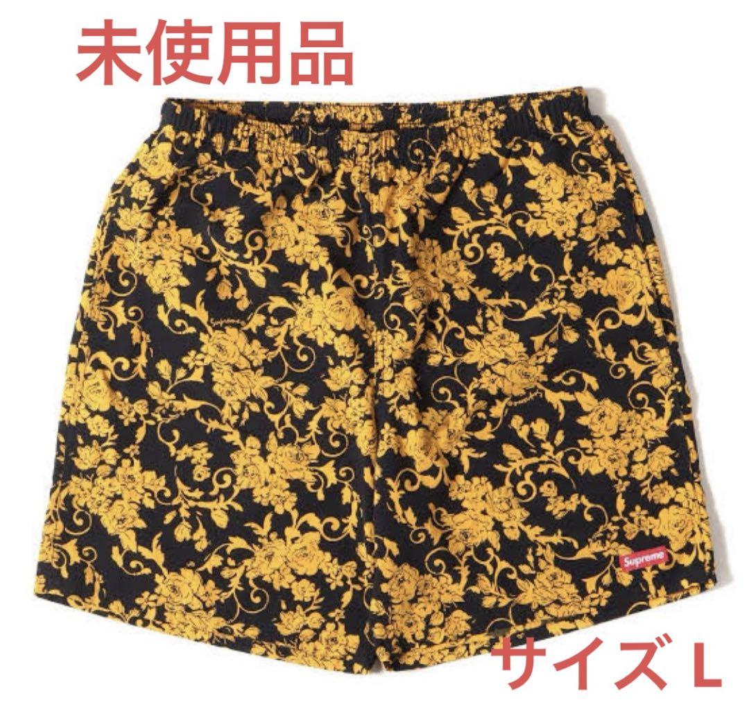 水着・ラッシュガード Supreme Nylon Water Short Black Floral Supreme Nylon Water Short (SS20) - $110