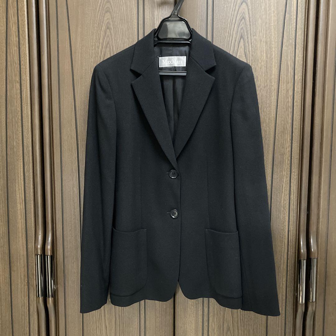マックスマーラ黒スーツ 40サイズ （Max Mara Studio ブラック