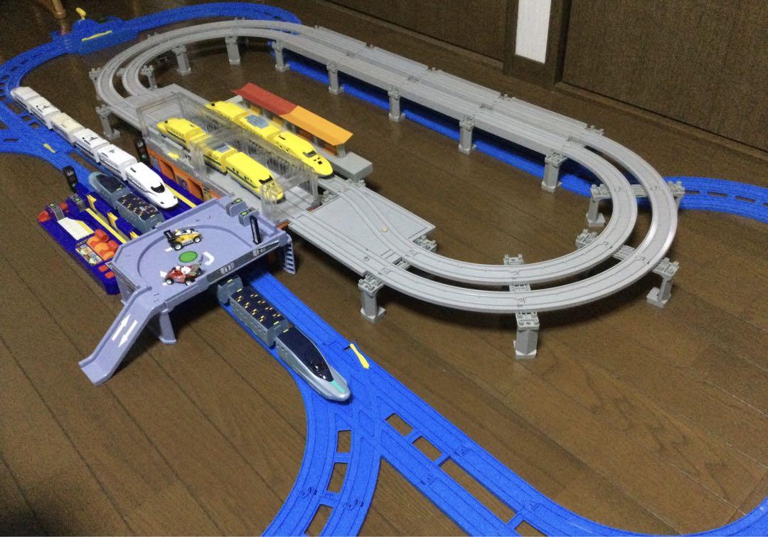 プラレール線路　参考出品　8階レイアウト　プレミアパーツ組み込み 特別セール品】 プラレール線路 参考出品 8階レイアウト