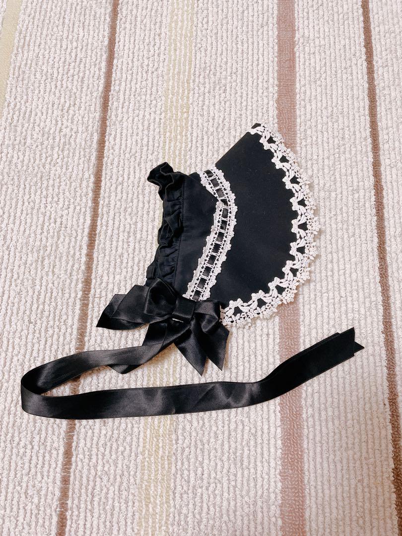 アンジェリックプリティ ハーフボンネット 黒 （Decoration