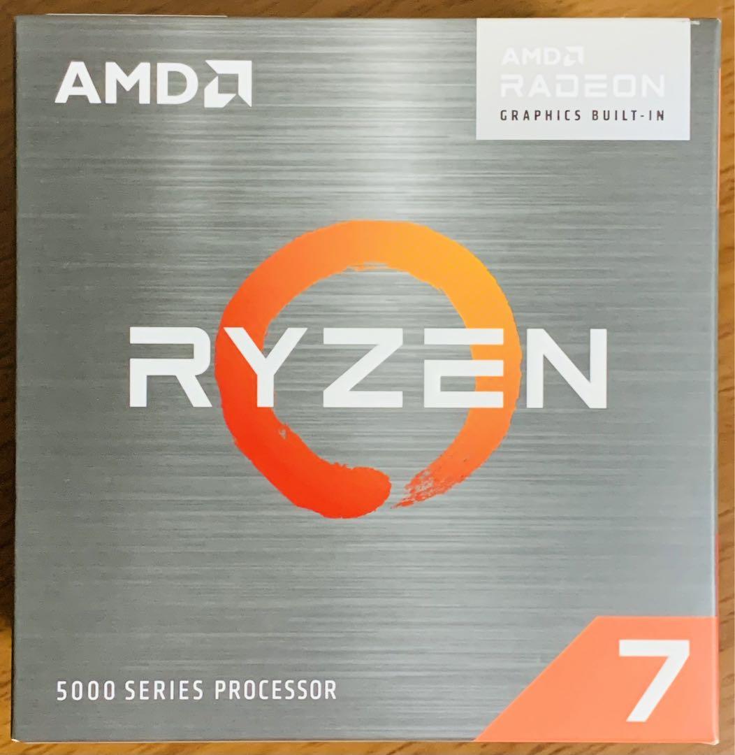 新品未開封】AMD Ryzen 7 5700G BOX AM4（新品未開封】AMD Ryzen