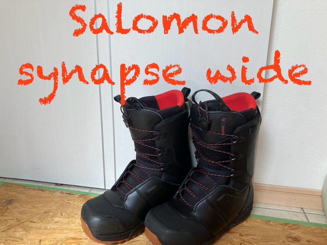 【即日発送】SALOMON スノボブーツSYNAPSE WIDE JP 27cm Amazon | サロモン(SALOMON) スノーボードブーツ SYNAPSE WIDE