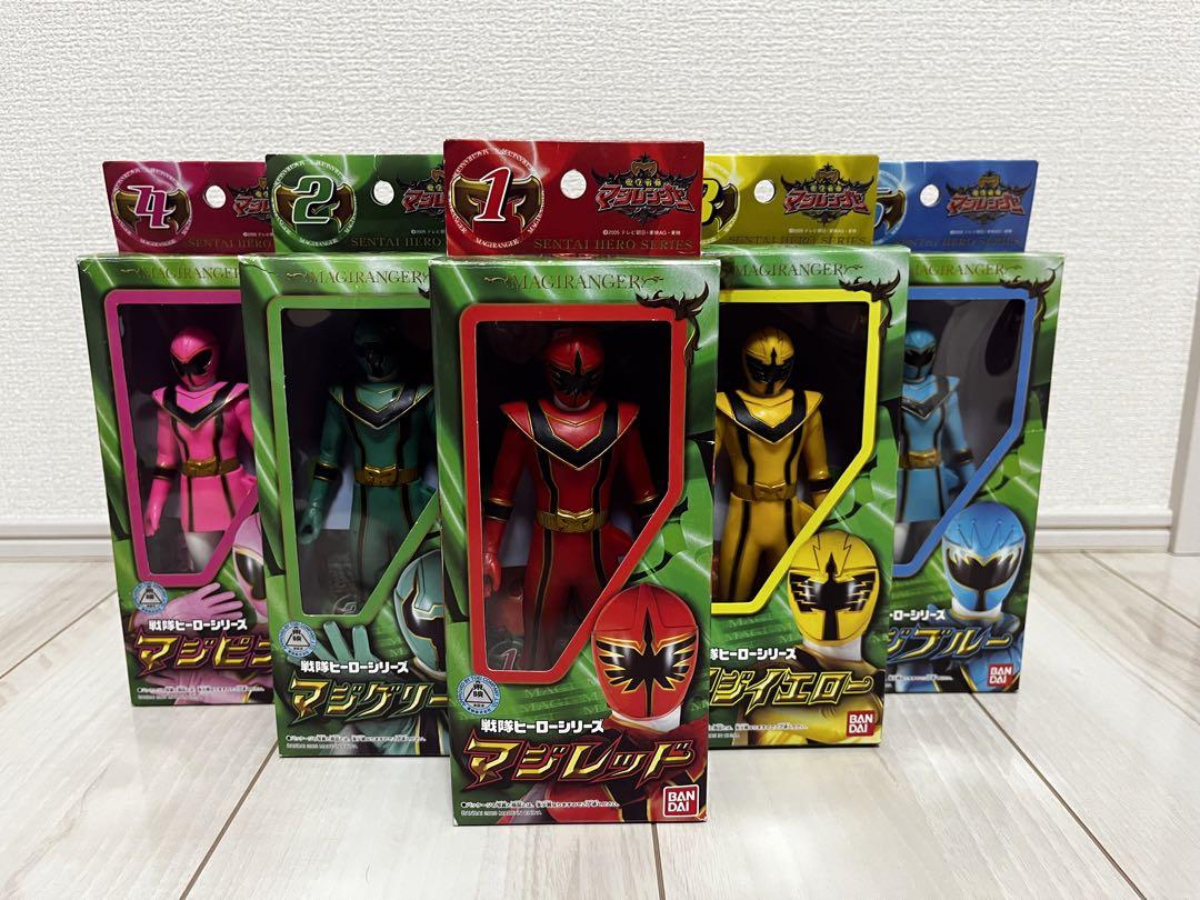 戦隊ヒーローシリーズ　魔法戦隊マジレンジャー　セット　フィギュア 戦隊ヒーローシリーズ 魔法戦隊マジレンジャー セット