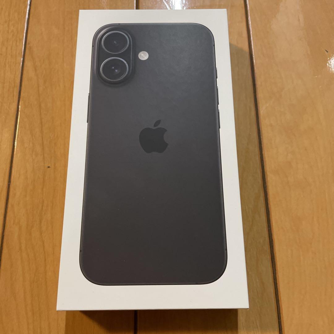 新品未使用 Apple iPhone 16 ブラック 128GB 本体（新品未開封