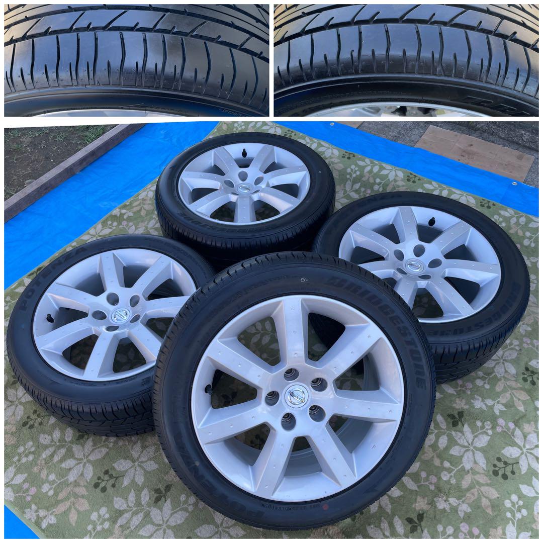 □日産純正ホイール17インチ225/50R17☆235/50R17ラジアルタイヤ
