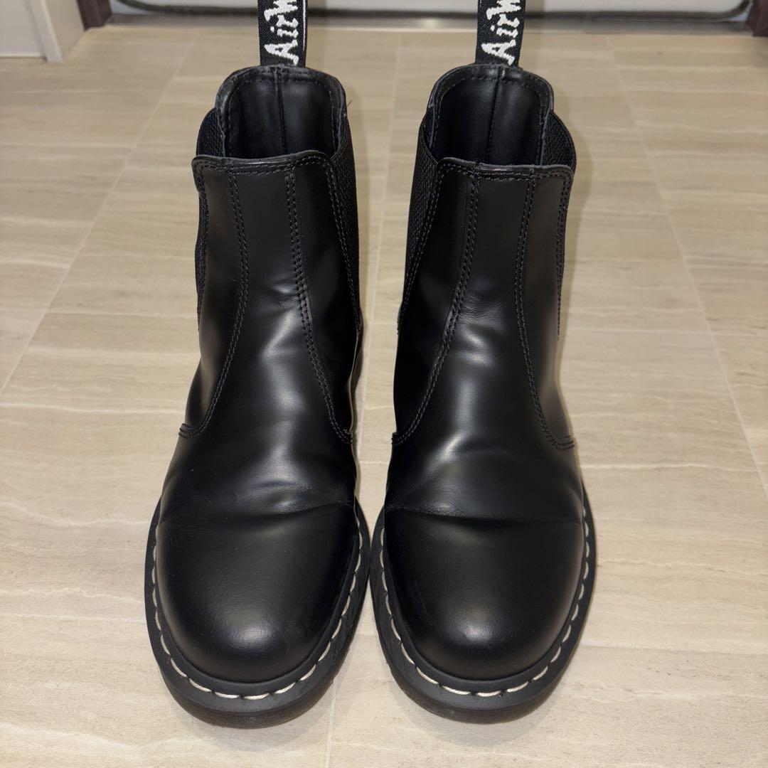 Dr. Martens ブラック サイドゴアブーツ Dr.Martens ブラック サイドゴアブーツ レザー（Dr. Martens