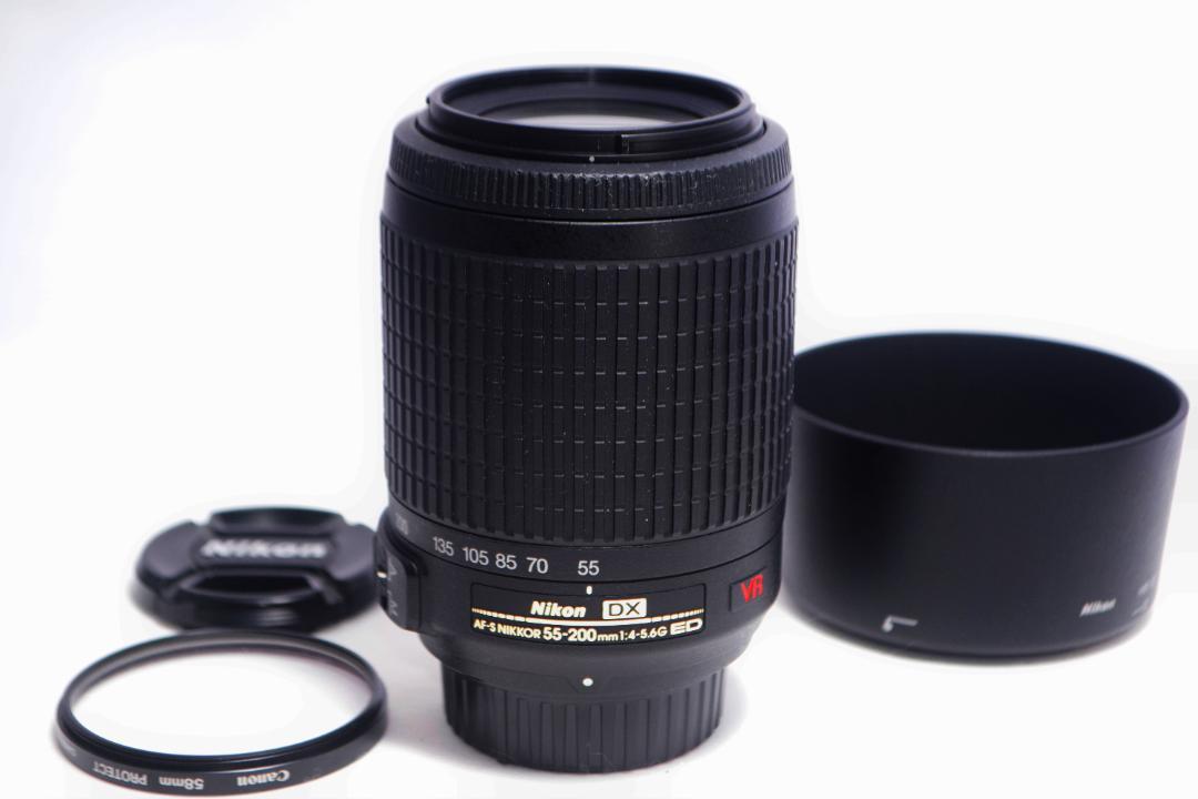 ❤️手振れ補正❤ニコン AF-S 55-200mm VR❤望遠レンズ❤（Nikon