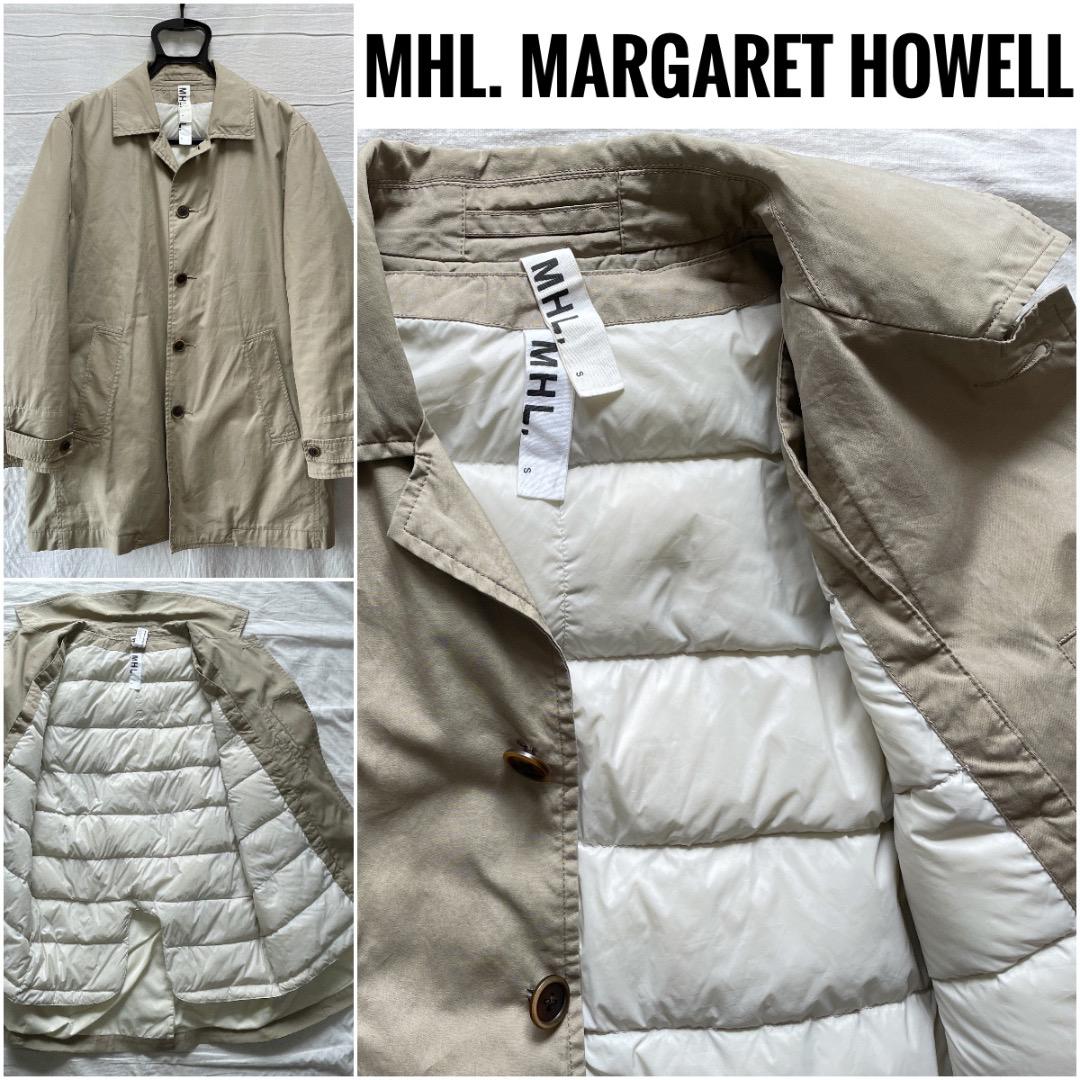 MHL. マーガレットハウエル ステンカラーコート ライナー付き ベージュ L j*n様 MHL. マーガレットハウエル ステンカラーコート ダウン