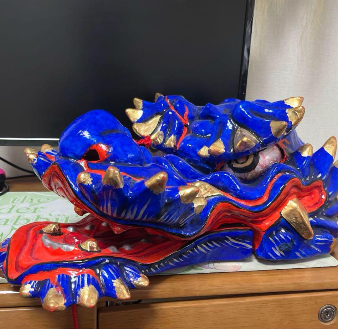 能面　龍神　大蛇　神楽面 石見神楽の展示】あづま工房作 ミニ大蛇 神楽面 2023年 - YouTube